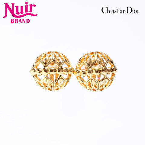 Christian Dior round Earring gold WS14383