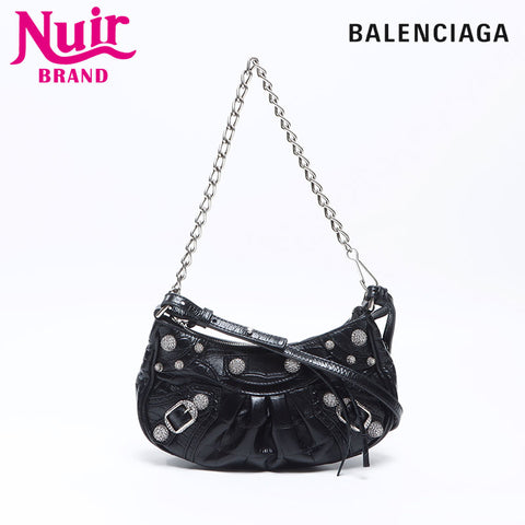 BALENCIAGA Le Cagole Mini Shoulder Shoulder Bag black WS14387