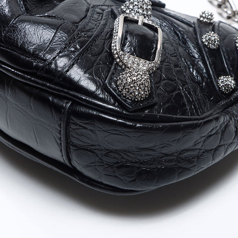 BALENCIAGA Le Cagole Mini Shoulder Shoulder Bag black WS14387