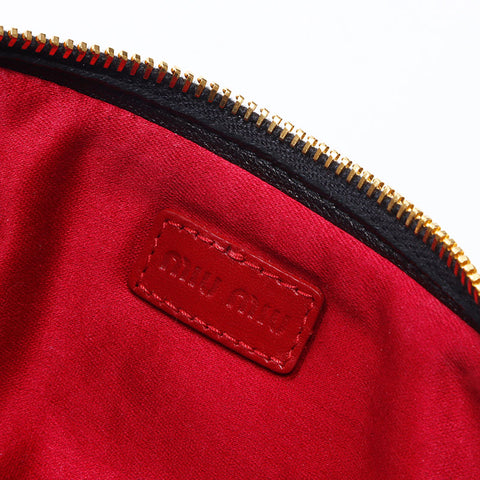 Miu Miu studded pouch Handbag black WS14388