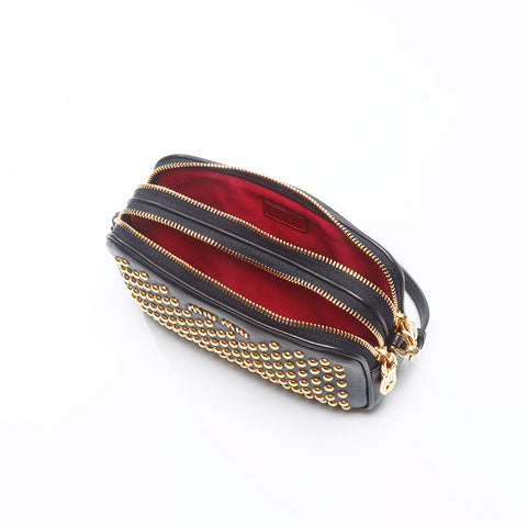 Miu Miu studded pouch Handbag black WS14388