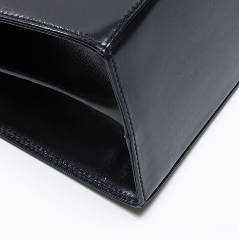 サルヴァトーレフェラガモ Salvatore Ferragamo ガンチーニ レザー 2way ハンドバッグ ブラック WS14389