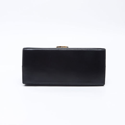 サルヴァトーレフェラガモ Salvatore Ferragamo ガンチーニ レザー 2way ハンドバッグ ブラック WS14389