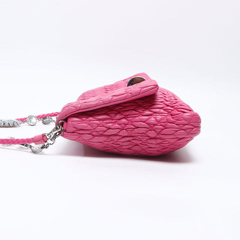 Miu Miu Materasse Crystal Shoulder Bag pink WS14393