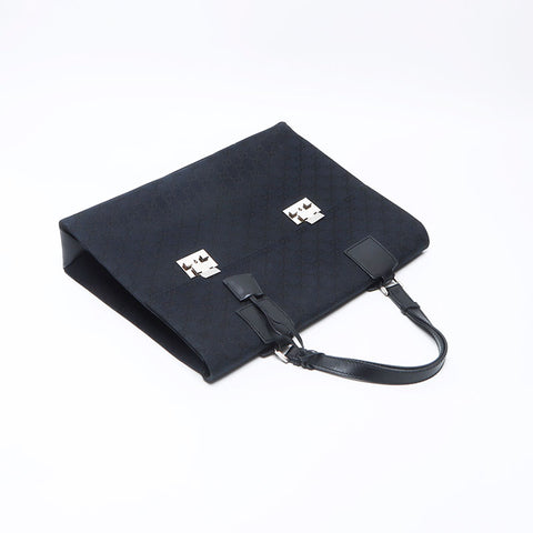 GUCCI Briefcase in GG canvas Handbag black WS14395