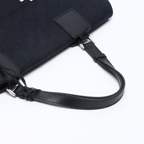 GUCCI Briefcase in GG canvas Handbag black WS14395