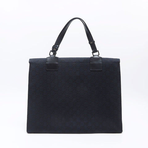 GUCCI Briefcase in GG canvas Handbag black WS14395