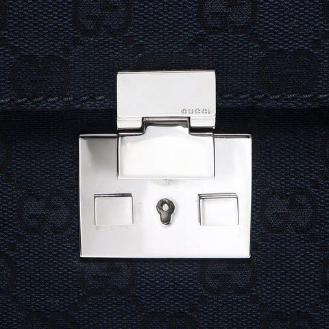 GUCCI Briefcase in GG canvas Handbag black WS14395