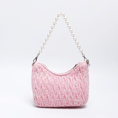 ミュウ ミュウ Miu Miu ニット パール ウール チェーン
