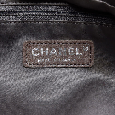 CHANEL No. 11 2007-2008 Lady Blade Shoulder Bag black WS14399