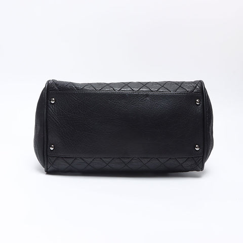 CHANEL No. 11 2007-2008 Lady Blade Shoulder Bag black WS14399