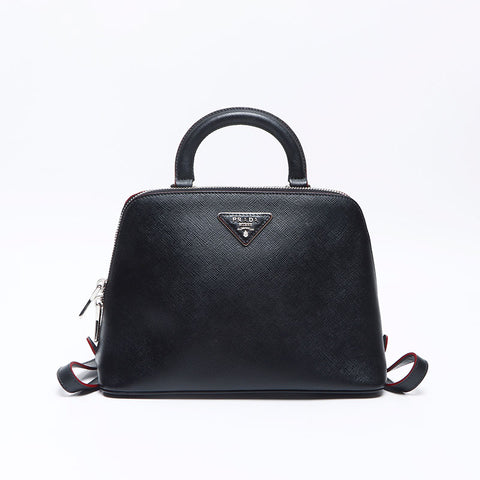 PRADA Saffiano Luxe Leather Backpack Â· Daypack black WS14400