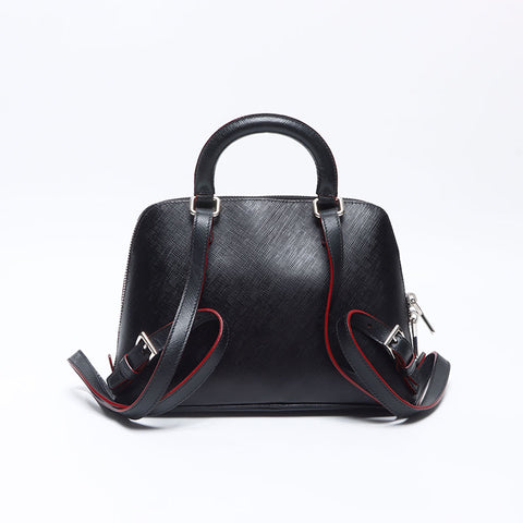 PRADA Saffiano 奢华皮革背包背包黑色 WS14400