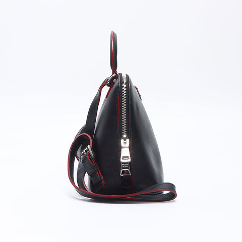 PRADA Saffiano 奢华皮革背包背包黑色 WS14400