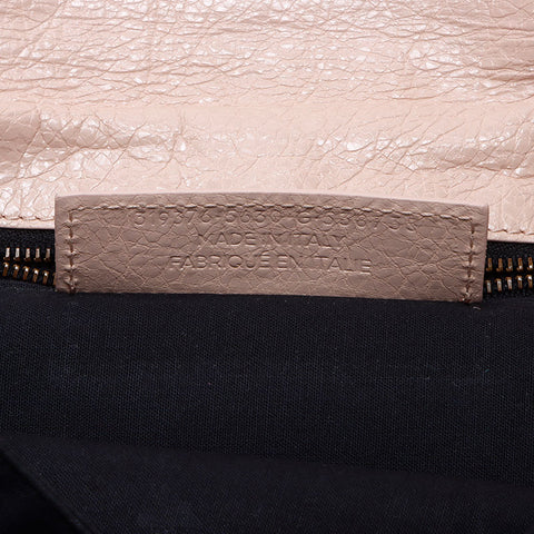 BALENCIAGA Envelope Leather Shoulder Bag pink WS14401