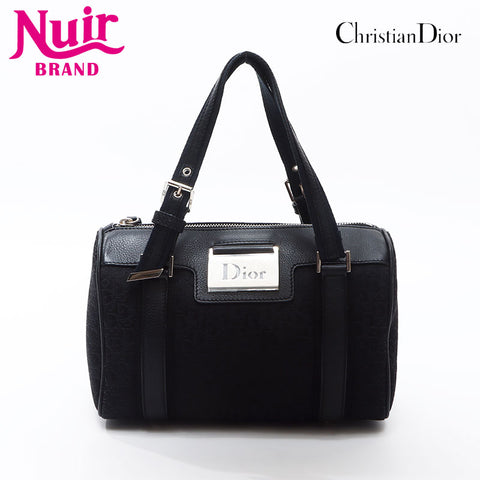 Christian Dior street chic trotter Boston bag black WS14403