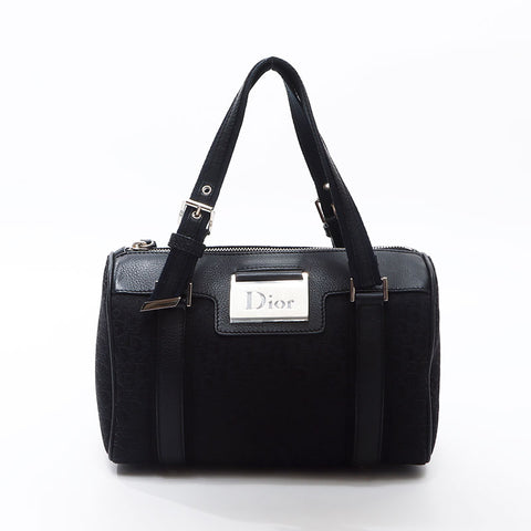 Christian Dior street chic trotter Boston bag black WS14403