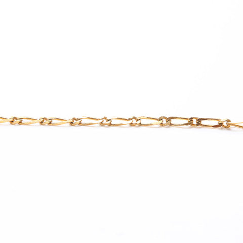 CHANEL COCO Mark Rhinestone 1980s Necklace gold WS14404