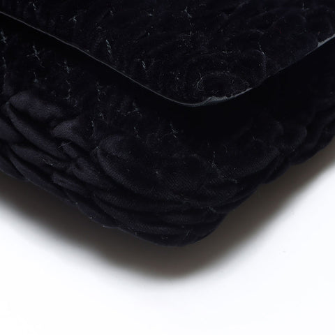 Miu Miu Velour Matelasse Shoulder Bag black WS14407