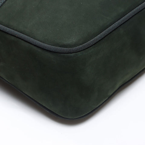 Salvatore Ferragamo Vara Suede Shoulder Bag green WS14410