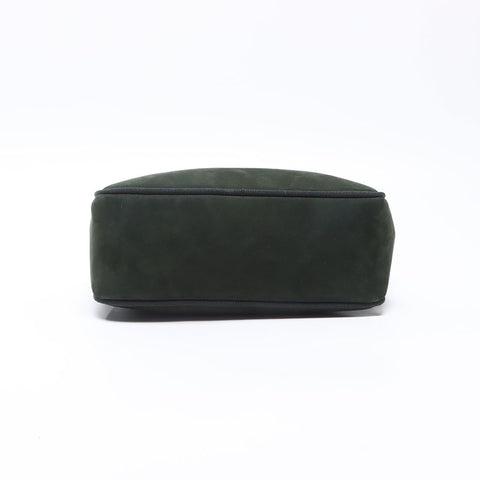 Salvatore Ferragamo Vara Suede Shoulder Bag green WS14410