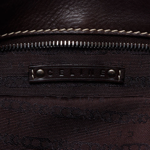 CELINE Bitter Sweet Leather Handbag Brown WS14413