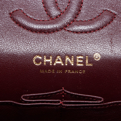CHANEL 24th series 9.1" Caviar Skin Matelasse Double Flap 2016-2017 Shoulder Bag black WS14415