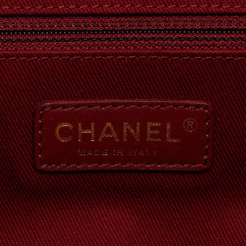 CHANEL 16th series 2012-2013 Caviar Skin Chain Shoulder Bag beige WS14419