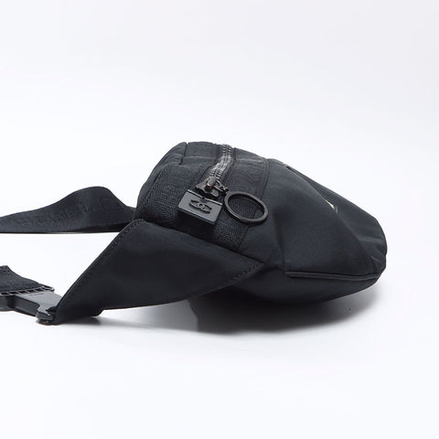 シャネル CHANEL 7番台 2011 スポーツライン ナイロン ウエストバッグ ブラック WS14422