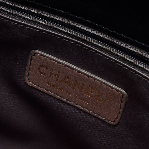 CHANEL 14th 2011 COCO Mark Chain Shoulder Bag black WS14424