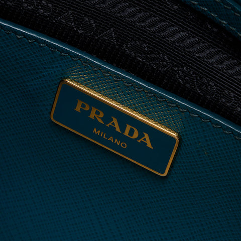 PRADA Saffiano Leather 2012-2013 Handbag green WS14426