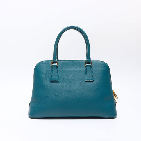 PRADA Saffiano Leather 2012-2013 Handbag green WS14426