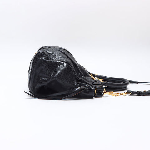Miu Miu leather Shoulder Bag black WS14427