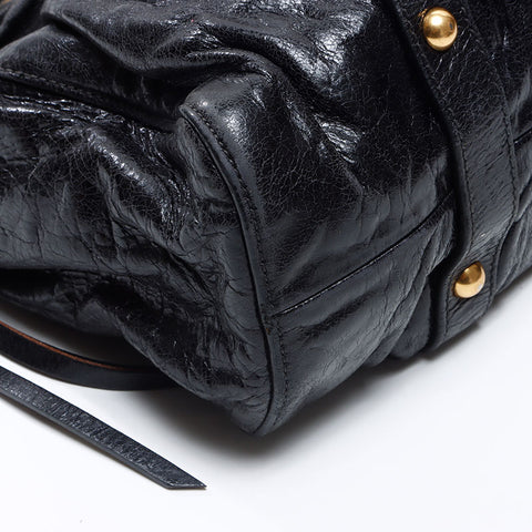 Miu Miu leather Shoulder Bag black WS14427
