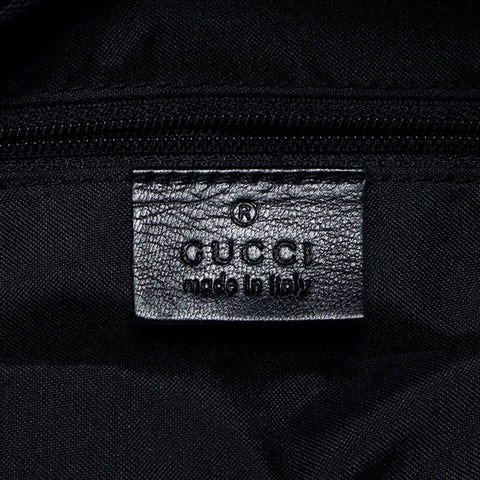 GUCCI GG canvas x leather Backpack Â· Daypack black WS14428