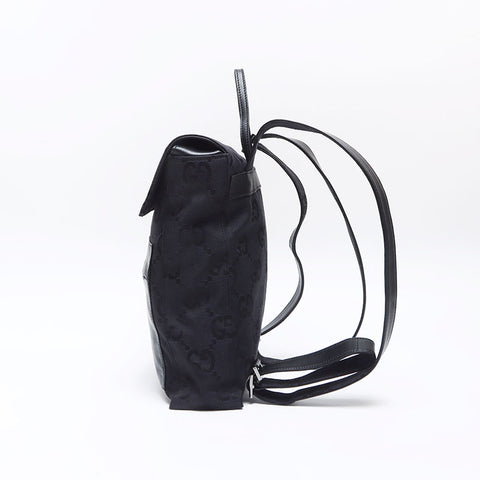 GUCCI GG canvas x leather Backpack Â· Daypack black WS14428