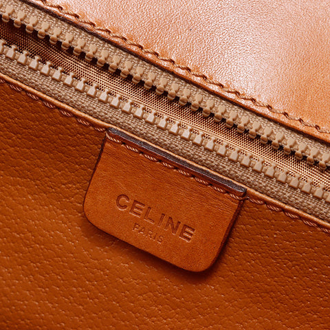 セリーヌ CELINE マカダム ショルダーバッグ ブラウン WS14430