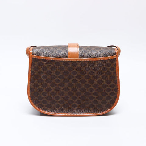 セリーヌ CELINE マカダム ショルダーバッグ ブラウン WS14430