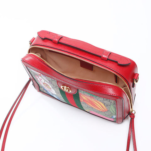 グッチ GUCCI オフィディア フローラ ショルダーバッグ レッド WS14432