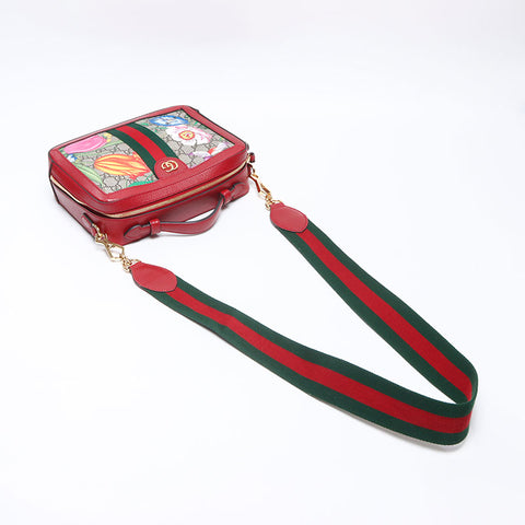 グッチ GUCCI オフィディア フローラ ショルダーバッグ レッド WS14432