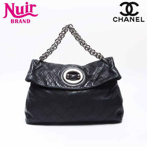 シャネル CHANEL 11番台 2007-2008 チェーン ハンドバッグ ブラック WS14433
