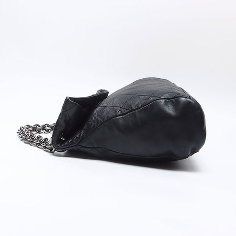 シャネル CHANEL 11番台 2007-2008 チェーン ハンドバッグ ブラック WS14433