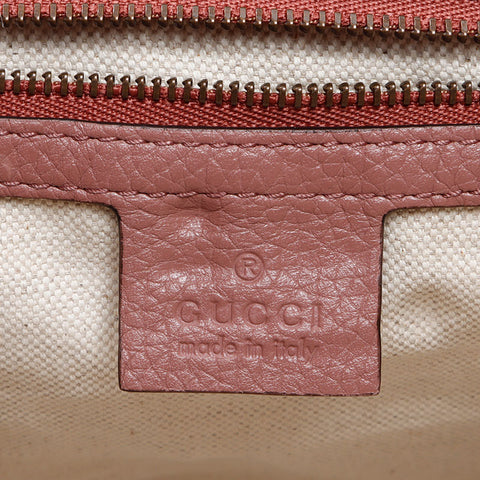 GUCCI GG Marmont Leather 2way Top Handle Shoulder Bag pink WS14435