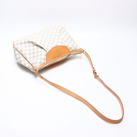 LOUIS VUITTON 2005 Damier Bastille Shoulder Bag white WS14436