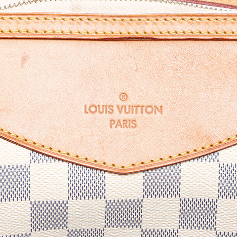 LOUIS VUITTON 2005 Damier Bastille Shoulder Bag white WS14436