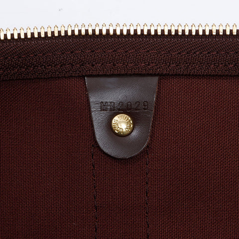 ルイ・ヴィトン LOUIS VUITTON 2009年製 ダミエ キーポル キーポルバンドリエール45 ボストンバッグ ブラウン WS14438