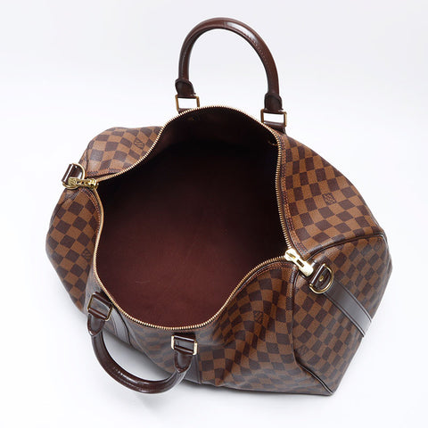 ルイ・ヴィトン LOUIS VUITTON 2009年製 ダミエ キーポル キーポルバンドリエール45 ボストンバッグ ブラウン WS14438