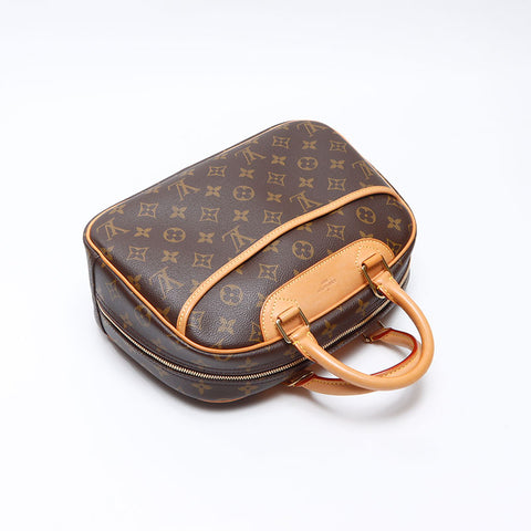 LOUIS VUITTON 2004 Monogram Trouville Monogram Handbag Brown WS14442
