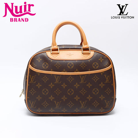 LOUIS VUITTON 2004 Monogram Trouville Monogram Handbag Brown WS14442