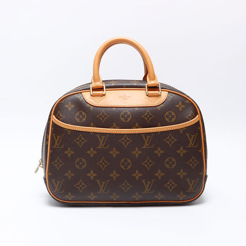 LOUIS VUITTON 2004 Monogram Trouville Monogram Handbag Brown WS14442